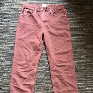 Etica maroon jeans